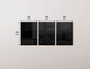 Wallity Conjunto de 3 Pinturas Decorativas en Vidrio Templado 50 x 70 cm Multicolor